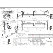 Essieu de remorque - trigano - t 5050519
