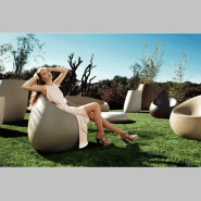 Fauteuil outdoor stone de VONDOM Fauteuil outdoor stone de VONDOM