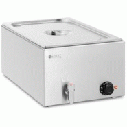 Helloshop26 - Bain-marie professionnel 640 watts bac perforé GN 1/1 robinet de vidange acier inoxydable argenté 14_0008305 - 3000221035444 Helloshop26 - Bain-marie professionnel 640 watts bac perforé GN 1/1 robinet de vidange acier inoxydable argenté 14_0008305 - 3000221035444