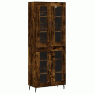 Helloshop26 - Buffet bahut commode armoire meuble de rangement organisateur cuisine salle de séjour salon haut 69,5 x 34 x 180 cm 02_0033433 - 300021