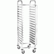 Helloshop26 - Chariot à plateaux cuisine professionnel 16 tablettes acier inoxydable argenté 14_0008638 - argenté inox 3000221205052 Helloshop26 - Chariot à plateaux cuisine professionnel 16 tablettes acier inoxydable argenté 14_0008638 - argenté inox 3000221205052