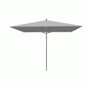 Parasol pour terrasse Pro Moorea carré 300 cm armature + toile + housse - blanc
