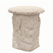 Podium en MGO effet pierre naturelle Ø43 X47.5CM