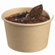 Pot à dessert fibre de bambou naturel 205ml - par 1000