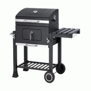 Tarrington House TH MEMPHIS Charcoal BBQ With Trolley MM - noir acier 4067373676085