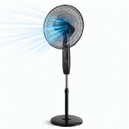 Ventilateur Sur Pied Silencieux 40 Cm – 50w Avec Télécommande - 5908287277182