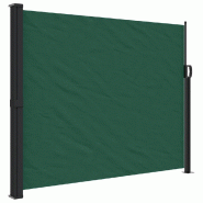 VidaXL Auvent latéral rétractable vert foncé 170x300 cm Modèle Horizon Nord - 4004335