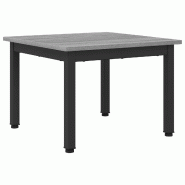 VidaXL Table basse Gris Sonoma 50 x 50 x 36 cm Bois d'ingénierie Modèle Helios Outdoor - 892545