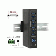 DELOCK 63311 USB 3.0 (3.1 GEN 1) TYPE-B 5000MBIT/S NOIR HUB & CONCENTR DELOCK 63311 USB 3.0 (3.1 GEN 1) TYPE-B 5000MBIT/S NOIR HUB & CONCENTR