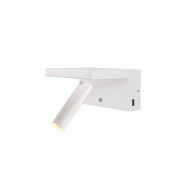 Beneito & Faure Lampe de chevet LED 4 W avec chargement USB, chargement par induction et éclairage tactile, noire - noir 4175