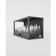 Cargo Tribune compact et modulaire pour l'accueil jusqu'à 25 personnes - 20HC