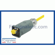 Connecteur RJ45 Fiche mâle CAT6 Droit HARTING 09451151560 Connecteur RJ45 Fiche mâle CAT6 Droit HARTING 09451151560