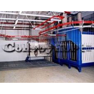 Convoyeur aérien monorail à chaîne inversée pour ligne d'application de peinture et l'industrie alimentaire - sur mesure