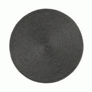 Excelsa lot de 6 sets de table Round plastique 36x0,2x36 cm noir - noir plastique 69634 Excelsa lot de 6 sets de table Round plastique 36x0,2x36 cm noir - noir plastique 69634