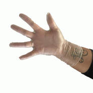 Gants vinyles poudrés blanc Taille XL - par 100