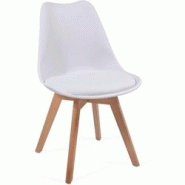 Helloshop26 - Lot de 2 chaises de salle à manger scandinaves assise rembourré pieds en bois hêtre rétro chaise pour salon chambre 01_0000725 - 300 Helloshop26 - Lot de 2 chaises de salle à manger scandinaves assise rembourré pieds en bois hêtre rétro chaise pour salon chambre 01_0000725 - 300