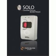 Lecteur biométrique SOLO - autonome, robuste, 10 000 utilisateurs - technologie Sagem Sécurité Lecteur biométrique SOLO - autonome, robuste, 10 000 utilisateurs - technologie Sagem Sécurité