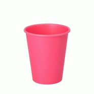 PAPSTAR Gobelets, carton "To Go" 0,2 l Ø 8 cm · 9,2 cm rose (1000 unités) - rose papier 37484