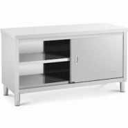 Royal Catering - Royal Catering Meuble Bas en INOX Plan De Travail Professionnel Cuisine Armoire Basse RCSSCB-150x60-E (Capacité 600 kg, 150 x 60 x - Royal Catering - Royal Catering Meuble Bas en INOX Plan De Travail Professionnel Cuisine Armoire Basse RCSSCB-150x60-E (Capacité 600 kg, 150 x 60 x -