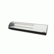 Sus1 - vitrine à sushi tropicalisée à double réfrigération - arilex - l1456xl390xh287 mm