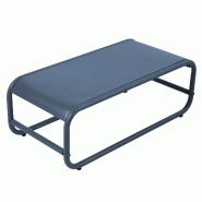 Table basse de jardin en métal 85x40x30 cm bleu pacific - bleu acier 114960