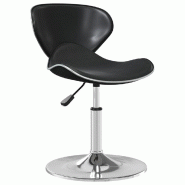 VidaXL Tabouret De Bar Noir Similicuir - noir 335110