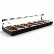 Vitrine chauffante CLASSIC - Bain marie - 6 bacs GN 1/3 | Sayl barcelona - Sans lumière LED