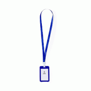 25x Cordon / Lanyard et Porte-noms / Badge Bleu - 8412536821202