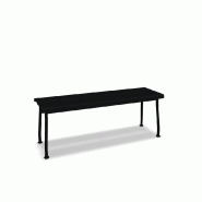 Banc d'extérieur en métal FLANER - noir