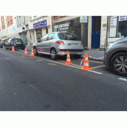 Cône réfléchissant en polypropylène - 300