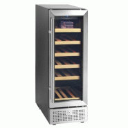 Cave à vin inox 1 zone - 19 bouteilles | Tefcold - TFW100-S