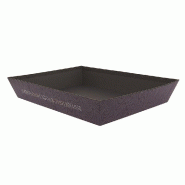 Corbeille carton rectangulaire "Excellence" 36x27x6 cm