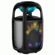 Enceinte Autonome LEDWOOD DROP300, Effet LED RVB, 300W, Bluetooth 5.3 USB, son 360°, X-Bass, Projection IPX5, Câble USB-C - 3666630007672