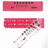 Étiquette de sécurité trac seal