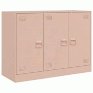 Helloshop26 - Buffet bahut commode armoire meuble de rangement organisateur cuisine salle de séjour salon 99 x 39 x 73 cm acier Rose 02_0036218 - 300 Helloshop26 - Buffet bahut commode armoire meuble de rangement organisateur cuisine salle de séjour salon 99 x 39 x 73 cm acier Rose 02_0036218 - 300