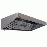 Hotte sans moteur murale 5 filtres labyrinthes 3000x500x500 mm - PCSL3000/N
