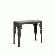 Itamoby Console Extensible 90X40/300 Cm Paxon Evolution Ciment Structure Anthracite - gris VE300COPXNEVO-CM-AN