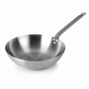 Lacor 63828 - Wok Ferrum, 28 cm, Gris - métal 63828