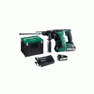 Perforateur Sds Plus 18v 2,6j + 2 Batteries 5ah + Chargeur + Coffret Hitcase Hikoki Dh1826dawpz - 3598647737474 Perforateur Sds Plus 18v 2,6j + 2 Batteries 5ah + Chargeur + Coffret Hitcase Hikoki Dh1826dawpz - 3598647737474