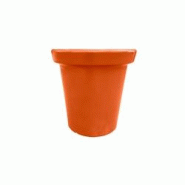 PLAST'UP ROTOMOULAGE Pot de fleurs rond xxl delight 200l - ORANGE - orange 0669014882127