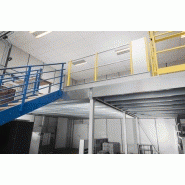 Plateforme de stockage Neoplan - Mezzanine industrielle standardisée avec charge jusqu'à 600 kg/m² et portée de 7,2 m Plateforme de stockage Neoplan - Mezzanine industrielle standardisée avec charge jusqu'à 600 kg/m² et portée de 7,2 m