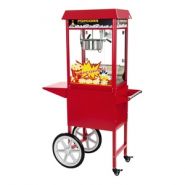 Rcpw-16e (1088) - machine à pop-corn professionnelle - royal catering - dimensions(lxbxh) 94 x 51 x 155 cm avec chariot