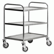 RM GASTRO Chariot de service, 3 étagères 1000 mm REDFOX - CR 103 - REDFOX - 0615402465212