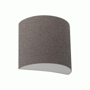 ROSSINI ILLUMINAZIONE Applique Vivien Avec Abat-Jour En Tissu Gris - Raccordement E27 Ip20 75W - Applique Élégante - Groupe Rossini - gris 801542168