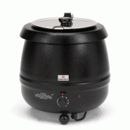 Suelle à soupe professionnelle Capacité OS-10 10 litres Fonctionnement bain-marie Finition émaillée noire Alimentation 400 W 230 V | Sammic - 5200012_0
