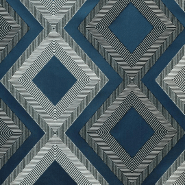 TISSU VOILAGE PALAIS - PANAZ - COULEUR: INK / STEEL - RÉF INK / STEEL-195