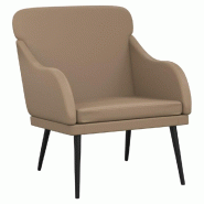 VidaXL Fauteuil Cappuccino 63x76x80 cm Similicuir Modèle Orion Élite - 351429_0