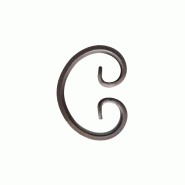 Volute H.100 x L.75mm - plat 12 x 6mm