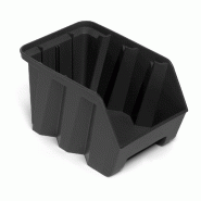 Bac DUETTO 9,4 litres plastique gris anthracite