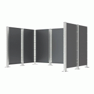 Cache-conteneurs modulable en acier